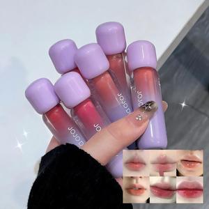 Gloss à lèvres brillant nude rouge effet miroir, 6 couleurs riches, hydratant, waterproof, sensation gelée, pour maquillage quotidien (vente en gros) - Product Image 4