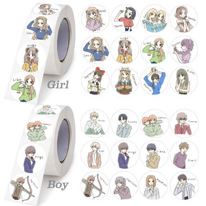 Pegatina de Vinilo PVC Personalizada con Logotipo, Resistente al Agua, con Corte a Troquel, Diseño de Animales de Dibujos Animados, Adhesiva, con Formas Personalizadas - Product Image 6