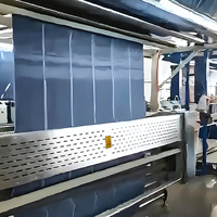 Machine automatique de découpe de serviettes en coton éponge avec système de déroulage de tissu pour ligne de production automatisée de serviettes