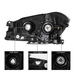 OE AURON 2009-2012 Chevrolet Malibu Auto Headlight Kit-White 6000K 6000 Lumens <b>12V</b> 55W <b>Plug</b> Play New 1-Year Lamp - Product Image 5