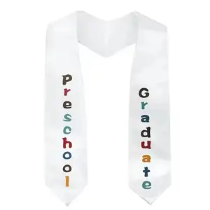60 Inches Kids Graduation Stoles Sublimation Blank Stoles For Preschool Student Grad Gifts