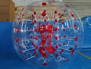 Adulto TPU / PVC cuerpo Zorb parachoques bola traje puntos de colores inflable burbuja fútbol - Product Image 3