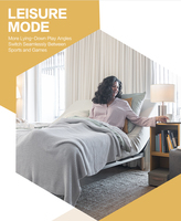 Meubles de chambre à coucher électriques réglables de conception européenne moderne Dreamotion