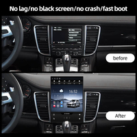 Lecteur DVD de voiture 10.4/12.1 pouces, CarPlay, Android Auto, écran de voiture, radio, Bluetooth, GPS, navigateur GPS pour Porsche Panamera 10-16