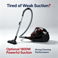Aspirateur professionnel avec filtre HEPA, aspiration puissante, grande capacité, bac à poussière de 2,2 L, aspirateur à filtre à cordon