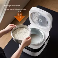 Zemkon allemand Smart cuiseur à riz titane Pot intérieur 3-4 personnes séparation de soupe de riz 4-5 maison électrique tasse à mesurer en plastique