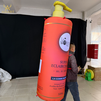 Costume de bouteille de marque cosmétique gonflable personnalisé pour la publicité