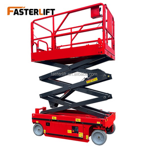 Lift Gunting Udara Kecil Model FL 6-16m Hidrolik Elektrik Kapasitas 130KG Tinggi Maksimum 20m - Product Image 3