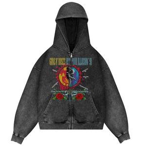 Chaqueta con Cremallera y Gorra Estilo Vintage de la Banda Guns N' Roses para <span class=keywords><strong>Hombre</strong></span> - Product Image 3