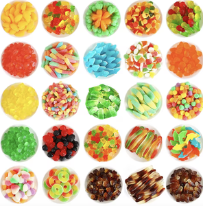 Bonbons gélifiés halal Astarte sans sucre, aux fruits, au glucose, acidulés, emballage individuel pour enfants - Product Image 1