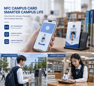 บัตร NFC สำหรับนักศึกษาพร้อมพิมพ์ข้อมูลตามสั่ง สำหรับการระบุตัวตนนักเรียนและการจัดการการเข้าใช้บริการของโรงเรียน - Product Image 3