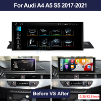 Android13 AUTO Apple Carplay pour AUDI A4 A5 S5 B8 2017-2021 Prix d'usine Lecteurs vidéo de voiture GPS Navigation Multimédia central 4G