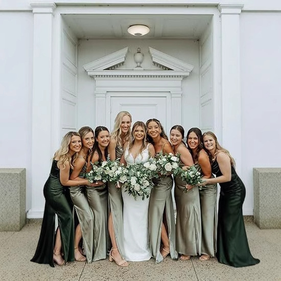 High Quality Bridesmaid Dress Maid of Honor Plus Size Dresses Customized  Bridesmaid Wedding Dress