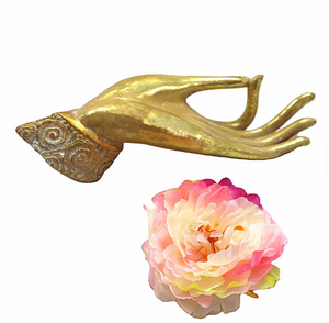 Statua in Resina di Antica Palmistiessa Mistica, Oggetto Religioso con Simboli Lineari, Scultura Decorativa per Arredamento Casa - Product Image 1