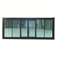 Véranda en aluminium de style européen de haute qualité personnalisable avec verre isolant double couche pour serres et cours