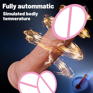 Electric <strong>Dildo</strong> Thick Black Long Female Thrusting Sex Toy Vibrating Massage Silicone Vibrator Huge Realistic Big <strong>Dildo</strong> for Woman - Product Image 3