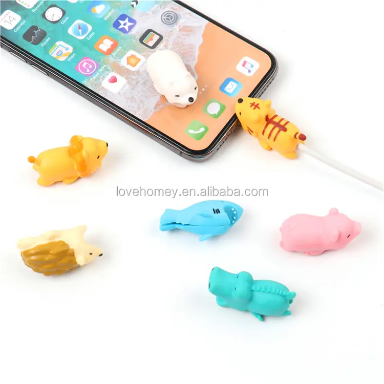 Animal Cable Bites Protector for Phone Cable Buddies Cable Bites Phone holder Accessory