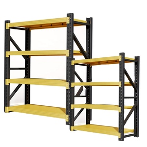Rak gudang penyimpanan 5 lapis, rak rak logam tanpa baut, rak gudang penyimpanan palet, 5 lapis, rak - Product Image 1