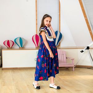 Abito Lungo Estivo Ricamato per Ragazze, Abbigliamento Arabo per Bambine di Dubai - Product Image 4