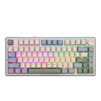 Clavier mécanique personnalisé sans fil EPOMAKER X AULA F75 75% avec joint d'étanchéité, clavier mécanique de jeu avec interrupteurs Lekker