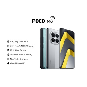 Téléphone mobile 5G <span class=keywords><strong>POCO</strong></span> M8, Qualcomm Snapdragon 6 Gen3, écran AMOLED incurvé FHD+ de 6,77 pouces, prend en charge la charge rapide 45W - Product Image 4