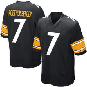 Kaos Sepak Bola Amerika Warna Tim Pittsburgh Gaya Kenny Pickett # 8 TJ Watt # 90 Jersey Jaring Kustom Grosir Unisex 100% - Product Image 6