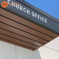 Produits architecturaux : Bardage en aluminium imitation bois et Soffit