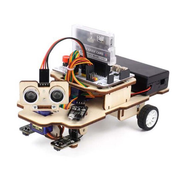 DIY Building Block Programming Robot Coding Robot Smart Educational Science Stem Toy for Kids