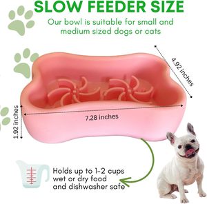 Tapis à lécher en silicone personnalisé en forme d'os pour chiens et chats, tapis apaisant à alimentation lente avec ventouse, vente en gros OEM - Product Image 2