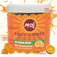 Gummies probiotiques OEM/ODM avec prébiotiques, fibres, sans sucre, pour femmes, favorisant la digestion