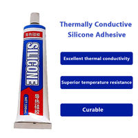 Adhésif en silicone thermiquement conducteur à forte adhérence 1.58 ± 0.08W/mK étanche à l'humidité pour le scellement des PCB