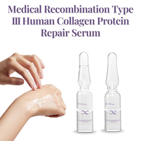 Sérum Ampoule au Collagène Recombinant de Qualité Médicale Anti-Âge Anti-Rides Hydratant Réparateur Usage Esthétique Post-Procédure Femmes