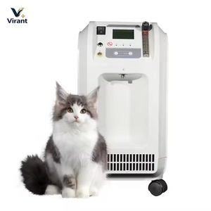 Concentrador de Oxígeno Veterinario de 3L, 5L, 7L y 10L, Salida de Oxígeno Estable, Soporte Respiratorio de Emergencia para Animales, Clínicas <span class=keywords><strong>Veterinarias</strong></span> - Product Image 1