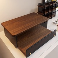 Support de rangement pour machine à café sur comptoir, double support en bois pour tasses à eau, organisateur de tasses anti-poussière pour comptoir de bar, ustensiles à café