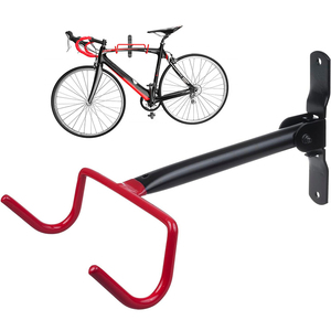 Nouvel Arrivage Porte-vélos Mural Métallique Orange Robuste et de Qualité Supérieure, Organisateur d'Outils de Jardin, Crochets de Rangement pour Garage - Product Image 6