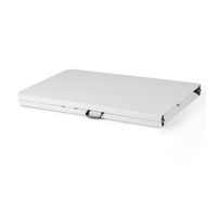 Table pliante rectangulaire en plastique HDPE de haute qualité, légère et robuste, de 8 pieds pour événements intérieurs et extérieurs