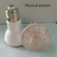 Ampoule LED COB Par Cup, Lampe Par20 Par30 Par38 E27 7W 9W 12W 15W 18W, Lentille Transparente en Nid d'Abeille, AC85-265V, Spot E26 B22