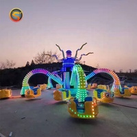 Grande attraction de fête foraine, équipement de parc d'attractions, jeux de parc d'attractions géants, manège poulpe à vendre