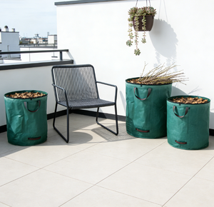 Paquete de 3 Bolsas Cuadradas Modernas para Desechos de Jardín de 272L, Ahorro de Espacio, Reutilizables, Resistentes, Gran Capacidad, para Colocar en Esquinas del Patio - Product Image 1