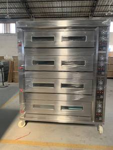 Boulangerie commerciale <span class=keywords><strong>4</strong></span> ponts gaz Industria four à pain électrique équipement de cuisson <span class=keywords><strong>4</strong></span> ponts <span class=keywords><strong>16</strong></span> plateaux four de boulangerie à gaz - Product Image 5