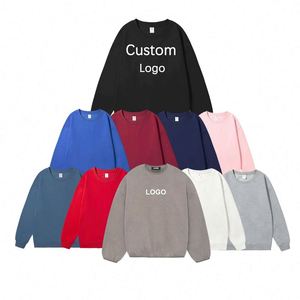 Sweat-shirt à col rond imprimé, col rond imprimé par transfert, broderie unisexe, sweat-shirt personnalisé avec logo - Product Image 1