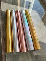 SHENGSHENG Papier Feuille Métallisée Holographique Or et Argent Réactive au Toner pour Plastifieuse