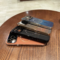 Coque magnétique antichute de luxe pour iPhone 17 Pro avec anneau magnétique, compatible également avec iPhone 15 Pro Max