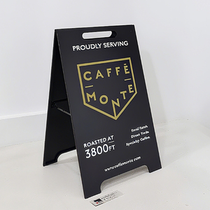 Quảng cáo cửa hàng phía trước dấu hiệu ngoài trời vỉa hè bảng bánh sandwich đường phố kim loại dấu hiệu sàn đứng một dấu hiệu khung - Product Image 2