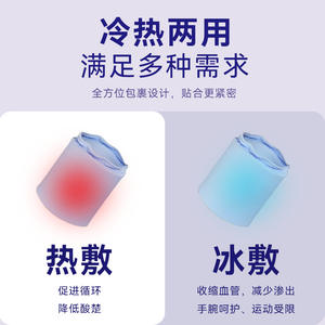 Attelle de poignet sportive personnalisée en gel, réutilisable, transfrontalière, avec compresse chaude et froide pour le soulagement physique - Product Image 4