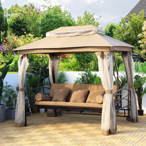 Fauteuil <span class=keywords><strong>suspendu</strong></span> en métal pour l'extérieur, balcon, intérieur, cour, 2 places, imperméable, mobilier d'extérieur - Product Image 1