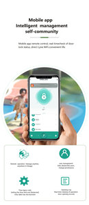 Global Version WiFi <b>Smart</b> Door <b>Lock</b> with Video Camera and Fingerprint Recognition Support Multi-language Tuya APP - Product Image 5