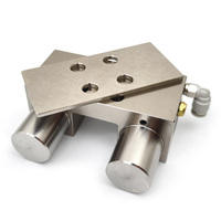 Élément de serrage manuel à placage nickelé pour guides linéaires MKS1501A, MKS2001A, MKS2501A pour rails profilés