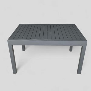 MESA DE ALUMINIO GRÁFITO DE 135X90 CM - Product Image 1