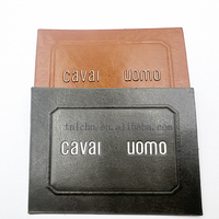 Patchs en cuir denim de haute qualité Logo en métal personnalisé Étiquette en cuir pour jean